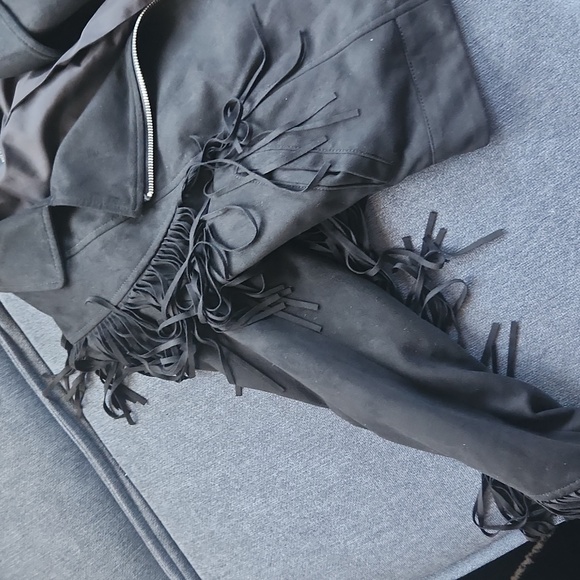 Zara suede fringe jacket - Picture 4 of 7